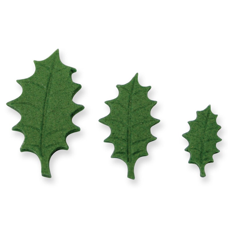 PME Veined Holly Leaf Plunger Cutters Set of 3 - Image 5